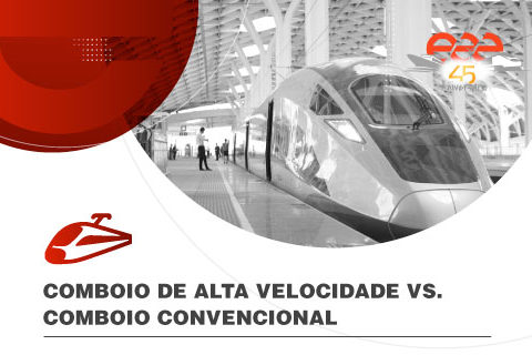 comboio de alta velocidade e comboio convencional